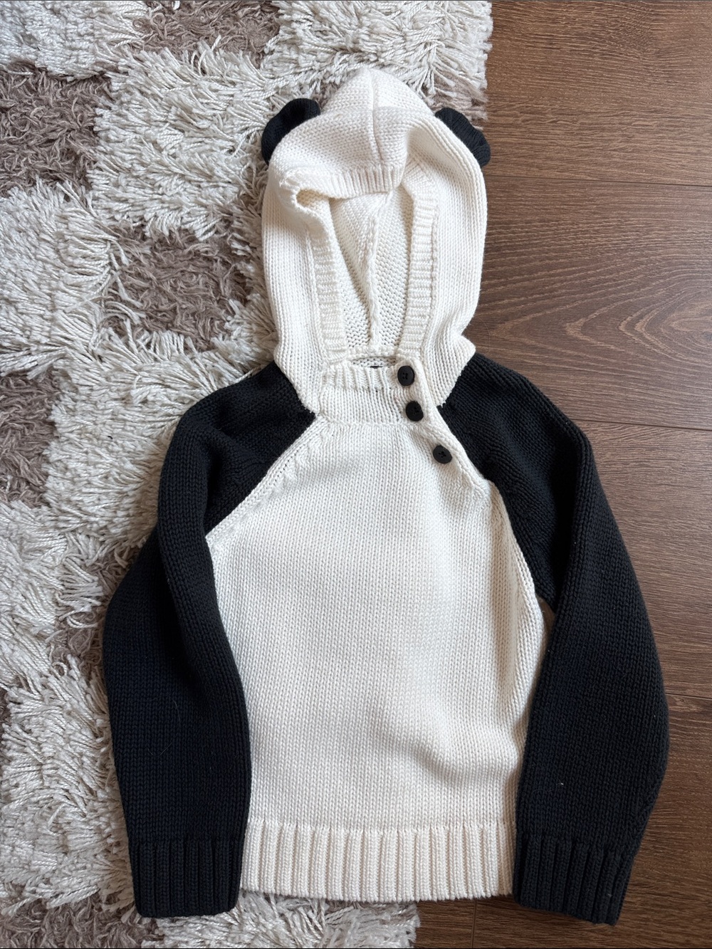 🐼 Cute Kids Knit Sweater - Size 4/5